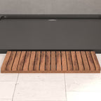 Gratar dus 5Five Acacia din lemn de salcam, antiderapant, 53x36x3 cm, natur