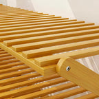 Etajera pantofi pliabila din bambus, pentru 9 perechi, 70x29x53 cm, natur