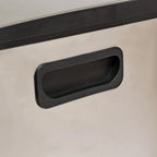 Cos gunoi 5Five Ariane, colectare selectiva, 3 compartimente 18L, inox, 61x36x62 cm, gri