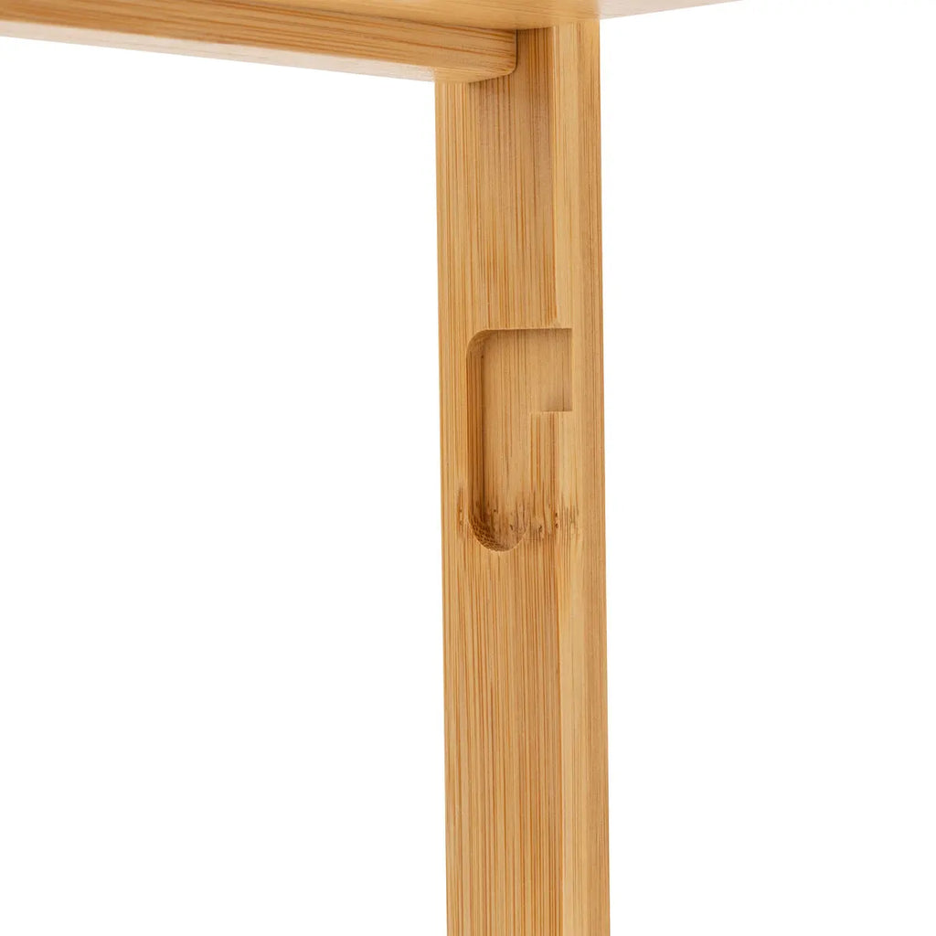 Suport hartie igienica 5Five Bamboo cu rezerva, bambus, 31x21x82 cm, natur