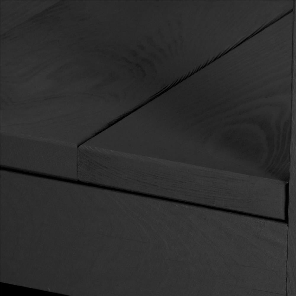 Turn de invatare inaltator multifunctional din lemn, platforma reglabila pe 3 inaltimi, 90x39x44 cm, negru