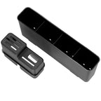 Suport vase 2 niveluri cu tava scurgere si suport tacamuri, 42x30x31,5 cm, negru