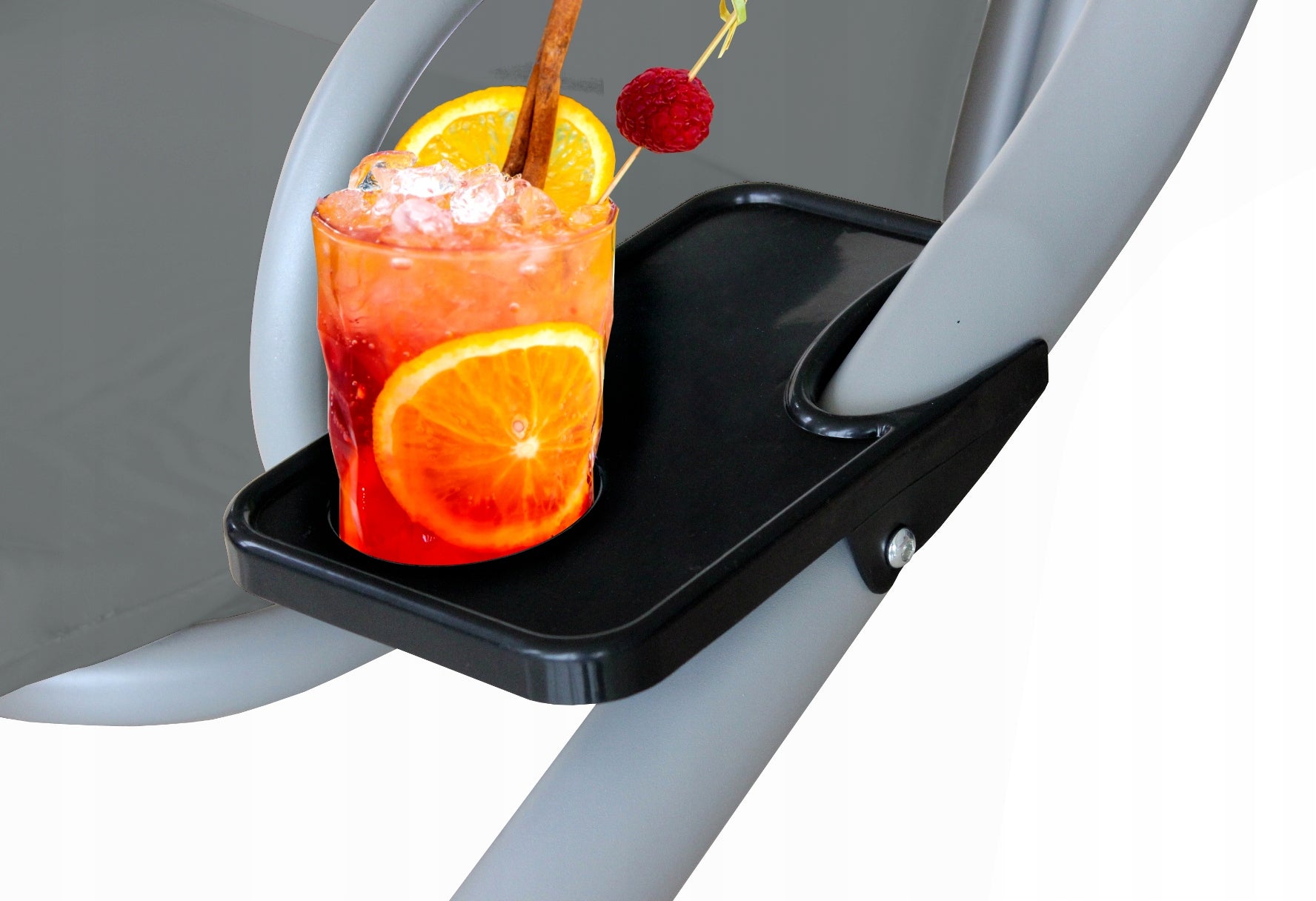 Leagan gradina 3 locuri cu baldachin reglabil, perne si suport pahare, 210x120x170 cm, gri inchis