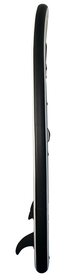 Placa Stand up paddle SUP gonflabila cu vasla, pompa si accesorii, 320x80x19 cm, 150 kg, gri