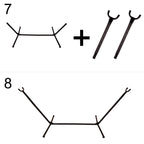 Hamac cu suport metalic, material textil 210x153 cm, cadru 247x133x104 cm, negru si gri