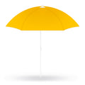 Umbrela de plaja pliabila cu protectie UV si inaltime reglabila, diametru 150 cm, galben
