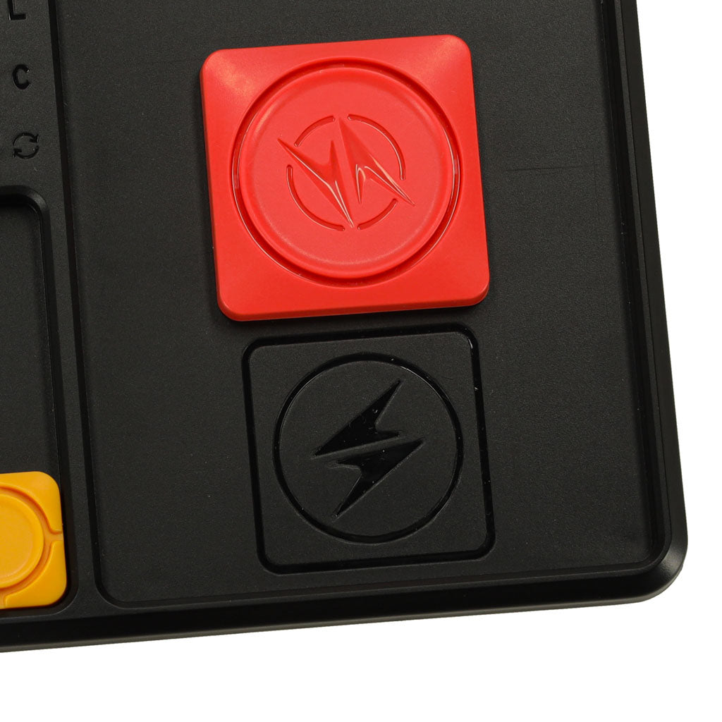 Joc logic magnetic 500 provocari, cu piese glisante si 7 niveluri, ABS, 18x13 cm, pentru copii 6+