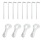 Pavilion gradina 250x250x255 cm, structura metalica cu 4 picioare, acoperis PE 90g/mp, verde