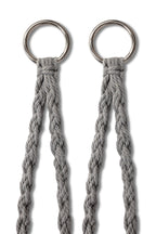 Scaun rotund tip leagan suspendat cu perna Confort Plus, casa sau gradina, gri