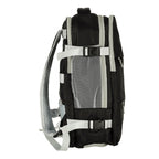 Rucsac de calatorie, 45x28x16 cm, negru – impermeabil, compatibil pentru companii aeriene low cost