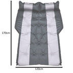 Saltea gonflabila auto 170x120 cm, cu perna integrata si husa de transport, negru