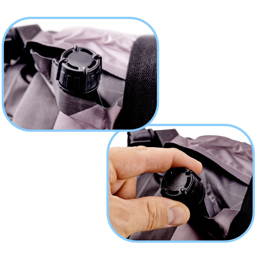 Saltea gonflabila auto 170x120 cm, cu perna integrata si husa de transport, negru