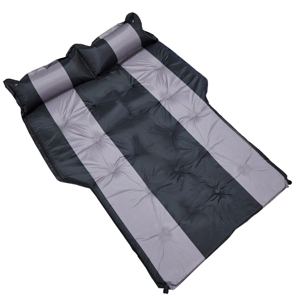 Saltea gonflabila auto 170x120 cm, cu perna integrata si husa de transport, negru