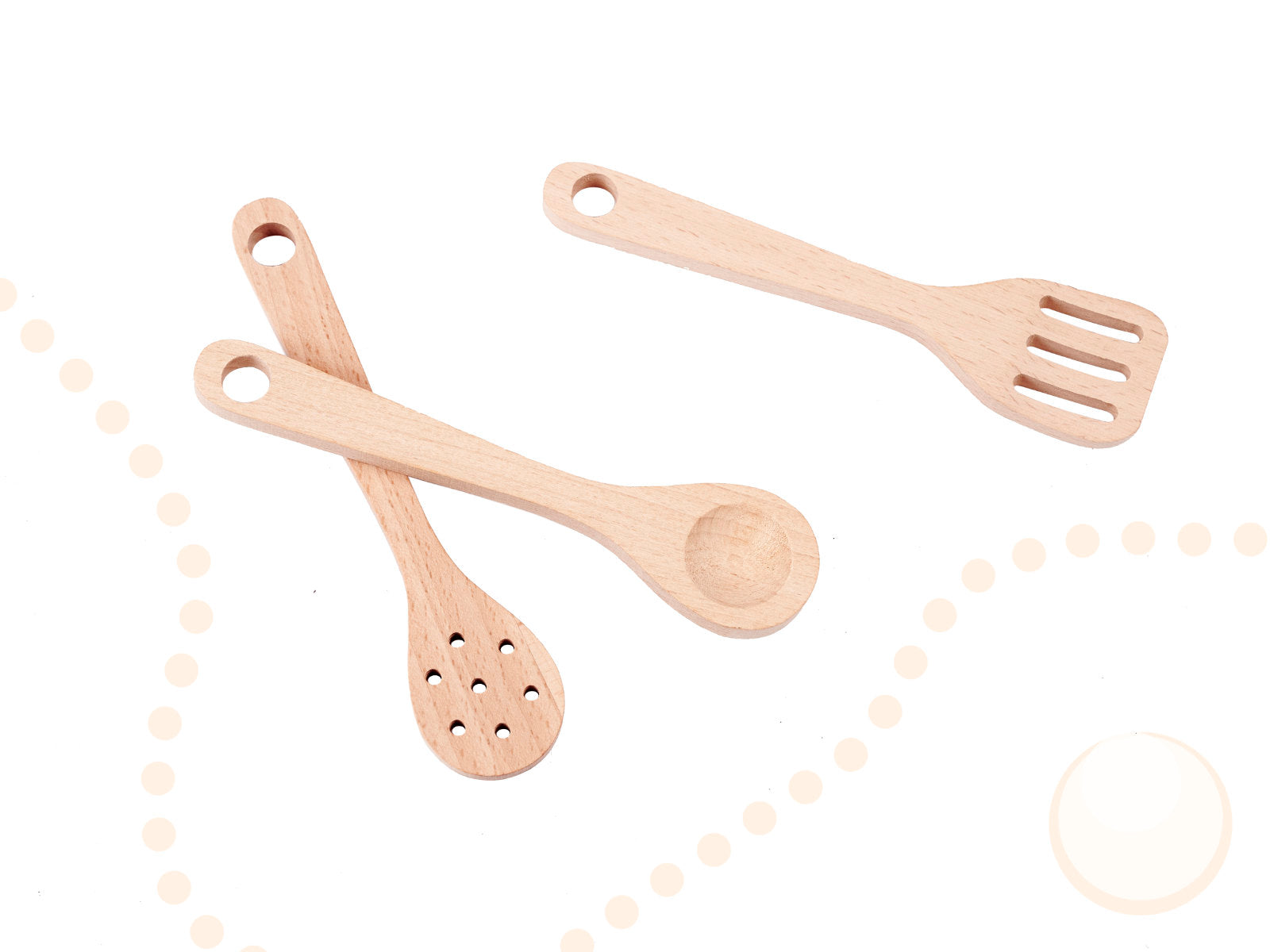 Bucatarie din lemn pentru copii 100x68x29 cm, cu accesorii si efecte luminoase, stil retro, MDF si plastic, boho, crem