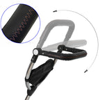 Tricicleta 3in1 105x52x94 cm, sezut rotativ 360°, roti fara aer, copertina reglabila, negru