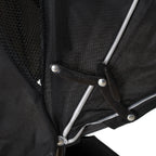 Tricicleta 3in1 105x52x94 cm, sezut rotativ 360°, roti fara aer, copertina reglabila, negru