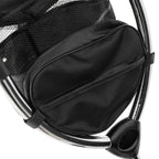 Tricicleta 3in1 105x52x94 cm, sezut rotativ 360°, roti fara aer, copertina reglabila, negru