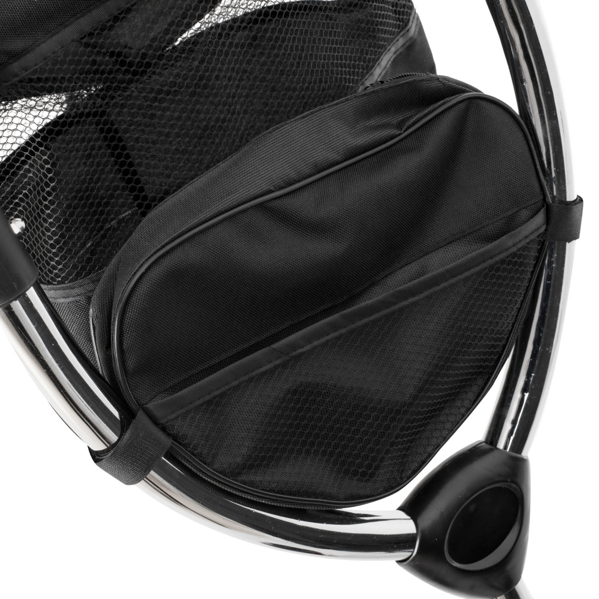 Tricicleta 3in1 105x52x94 cm, sezut rotativ 360°, roti fara aer, copertina reglabila, negru