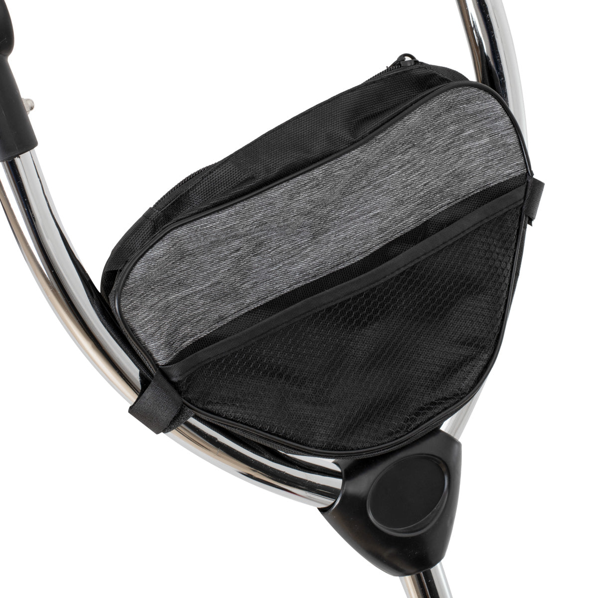 Tricicleta 3in1 105x52x94 cm, sezut rotativ 360°, roti fara aer, copertina reglabila, gri