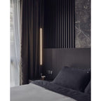 Riflaj MDF decorativ LDA PREMIUM de tip Panou Acustic, Negru, 260x40 cm