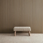 Riflaj MDF decorativ LDA PREMIUM de tip Panou Acustic, Stejar SONOMA, 260x40 cm