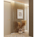 Riflaj MDF decorativ LDA PREMIUM de tip Panou Acustic, Stejar SONOMA, 260x40 cm