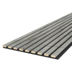 Riflaj MDF decorativ LDA PREMIUM de tip Panou Acustic, Marmura cu insertii aurii, 260x40 cm