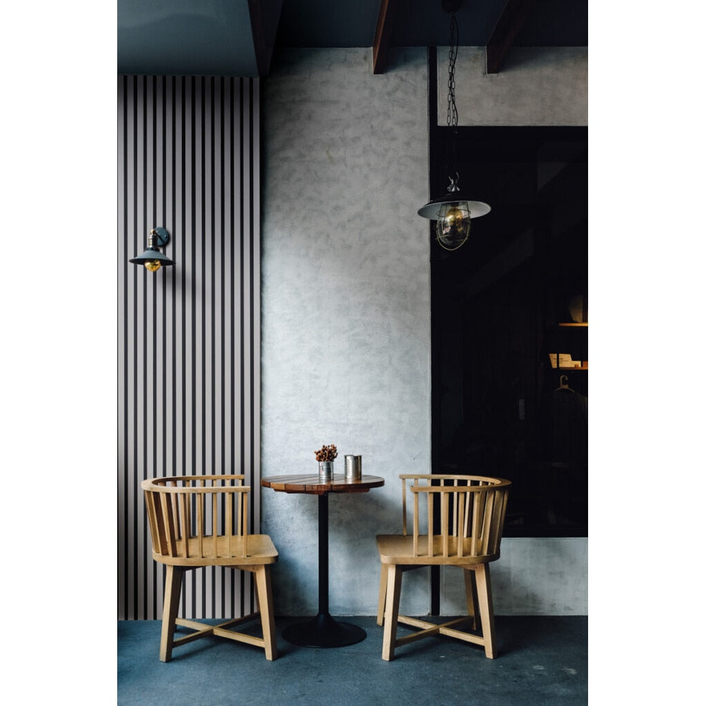 Riflaj MDF decorativ LDA PREMIUM de tip Panou Acustic, Gri Nisip, 260x40 cm