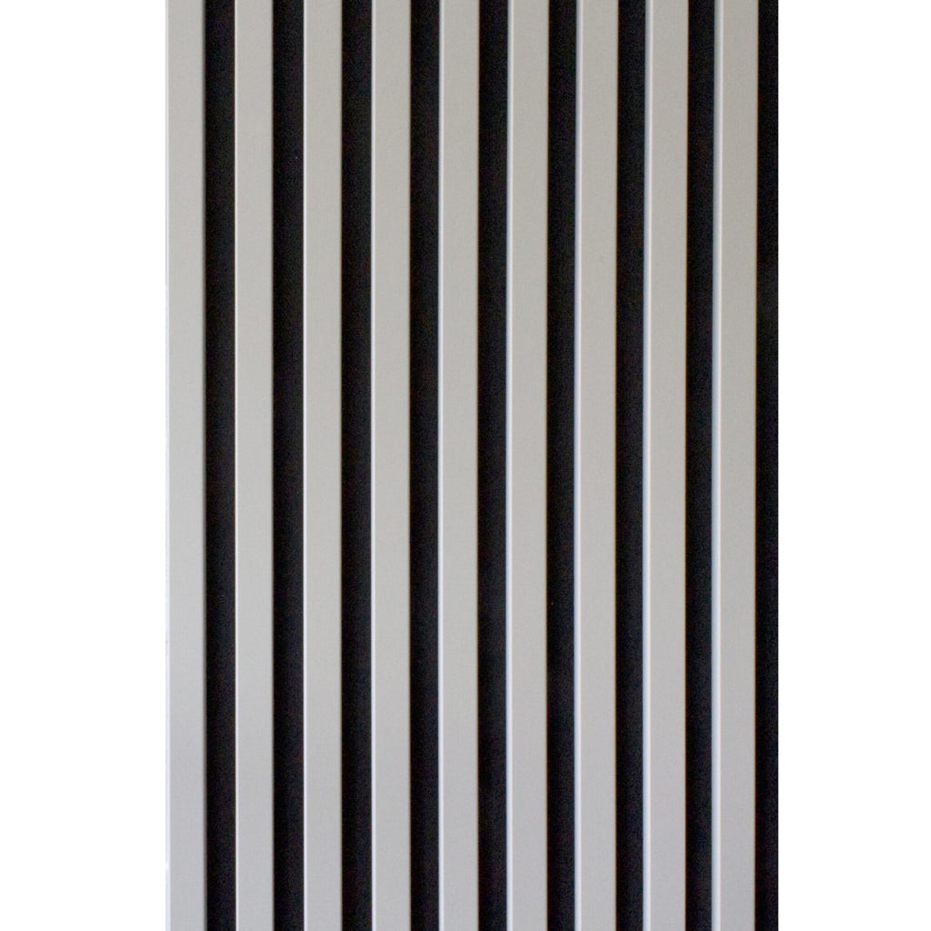 Riflaj MDF decorativ LDA PREMIUM de tip Panou Acustic, Gri Nisip, 260x40 cm