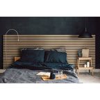 Riflaj MDF decorativ LDA PREMIUM de tip Panou Acoustic, Stejar Natur Saragossa, 260x40 cm