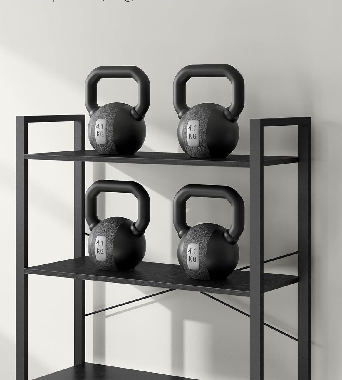 VASAGLE Biblioteca 6 rafturi, cadru metalic si polite PAL, stil industrial, 80x30x186 cm, negru