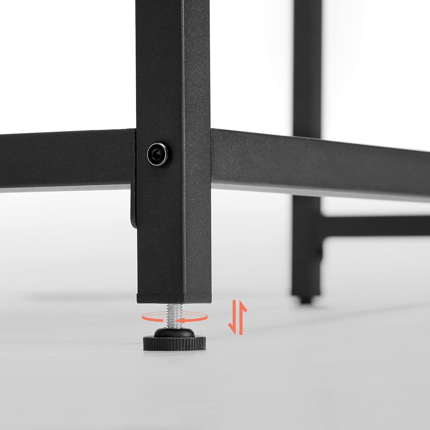 VASAGLE Birou PC compact, stil industrial, PAL si cadru metalic, 80x50x76 cm, maro rustic