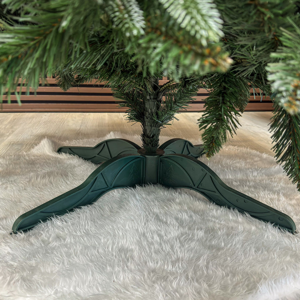 Brad artificial , Miahelene Elite, verde nins cu merisoare, mix 2D+3D, 220 cm