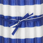 Saltea plaja pliabila din spuma EPE, cu maner si prindere, 180x60x1 cm, albastru cu dungi