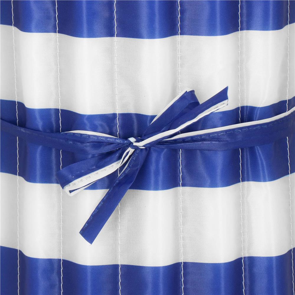 Saltea plaja pliabila din spuma EPE, cu maner si prindere, 180x60x1 cm, albastru cu dungi