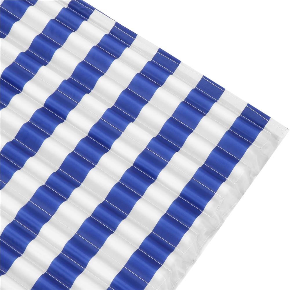 Saltea plaja pliabila din spuma EPE, cu maner si prindere, 180x60x1 cm, albastru cu dungi