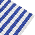 Saltea plaja pliabila din spuma EPE, cu maner si prindere, 180x60x1 cm, albastru cu dungi