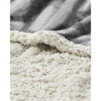 FEANDREA Patura impermeabila XXL pentru caini, fleece si flanel, fata dubla, 203x152 cm, gri