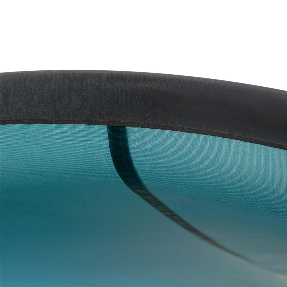 Cort plaja autoexpansibil POP-UP cu protectie UV, podea izolanta si husa transport, 190x120x100 cm, turcoaz si gri