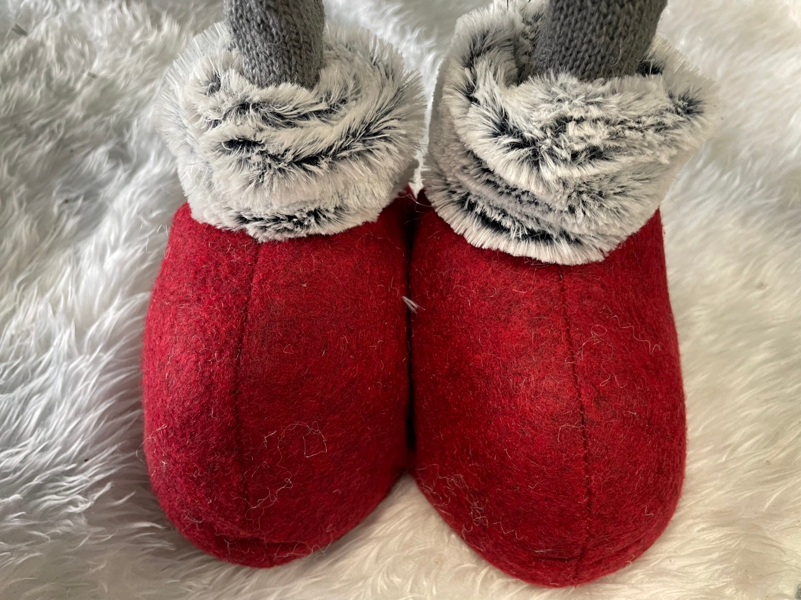 (DL) Figurina Craciun, Ren, picioare telescopice, inaltime extensibila 55-95cm