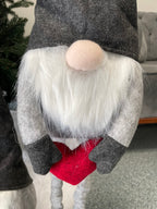 Figurina Craciun, Spiridus, picioare telescopice, inaltime extensibila 63-93cm