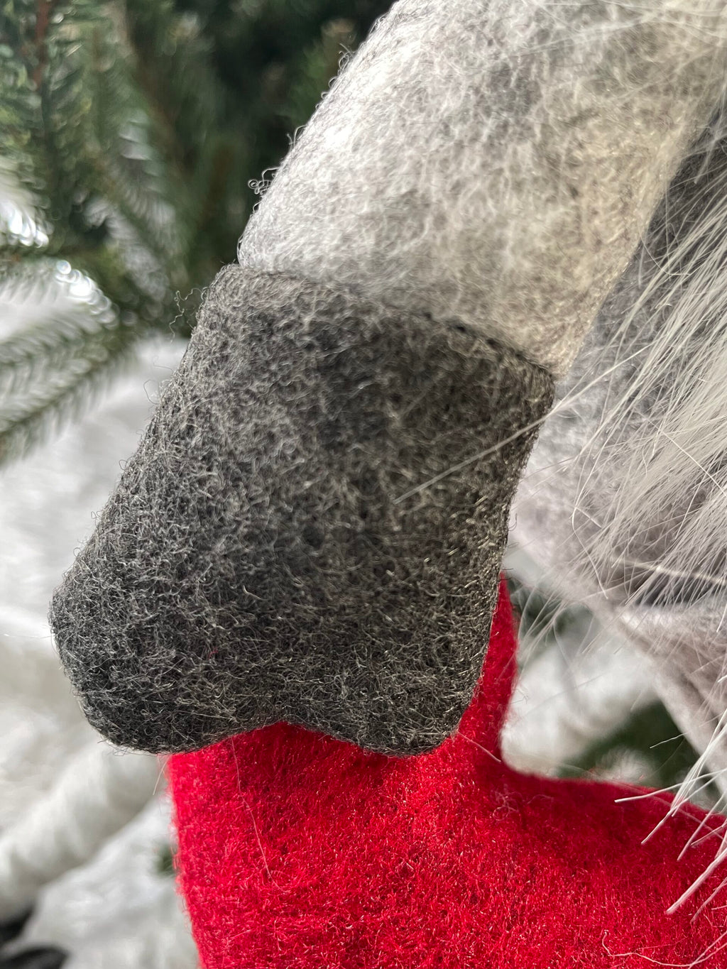 Figurina Craciun, Spiridus, picioare telescopice, inaltime extensibila 63-93cm