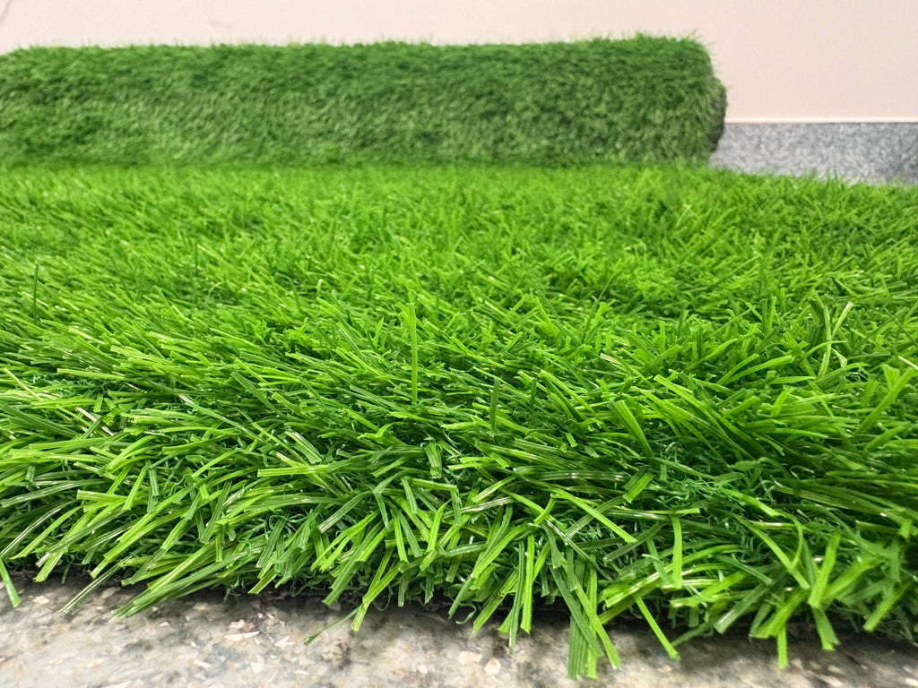 Covor Iarba Artificiala, Tip Gazon, Verde, 30 mm, 5 mp, 100×500 cm