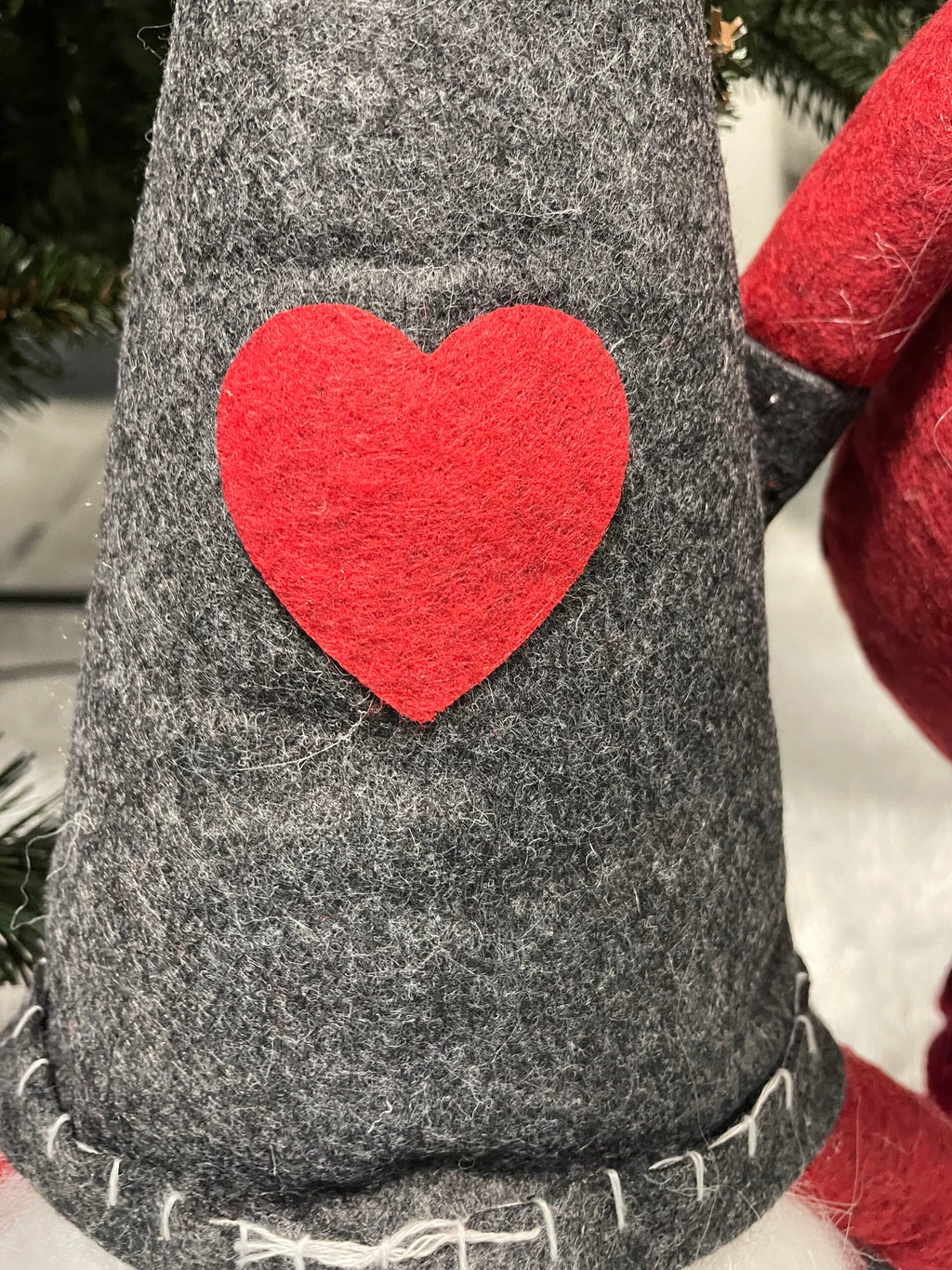 Figurina Craciun, Spiridus, picioare telescopice, inaltime extensibila 52-67cm