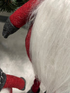 Figurina Craciun, Spiridus, picioare telescopice, inaltime extensibila 52-67cm