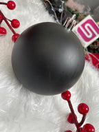 Set globuri de Craciun, 30 bucati, 8cm, 6 modele, negru