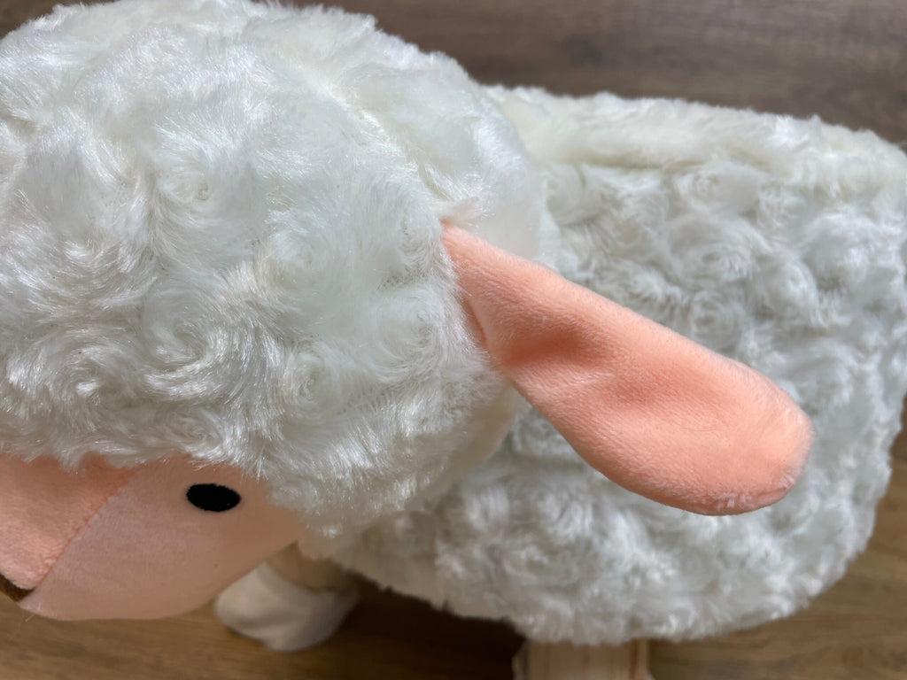 Taburet pentru copii, 28x25cm, maxim 50kg, model oaie