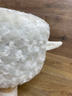 Taburet pentru copii, 28x25cm, maxim 50kg, model oaie