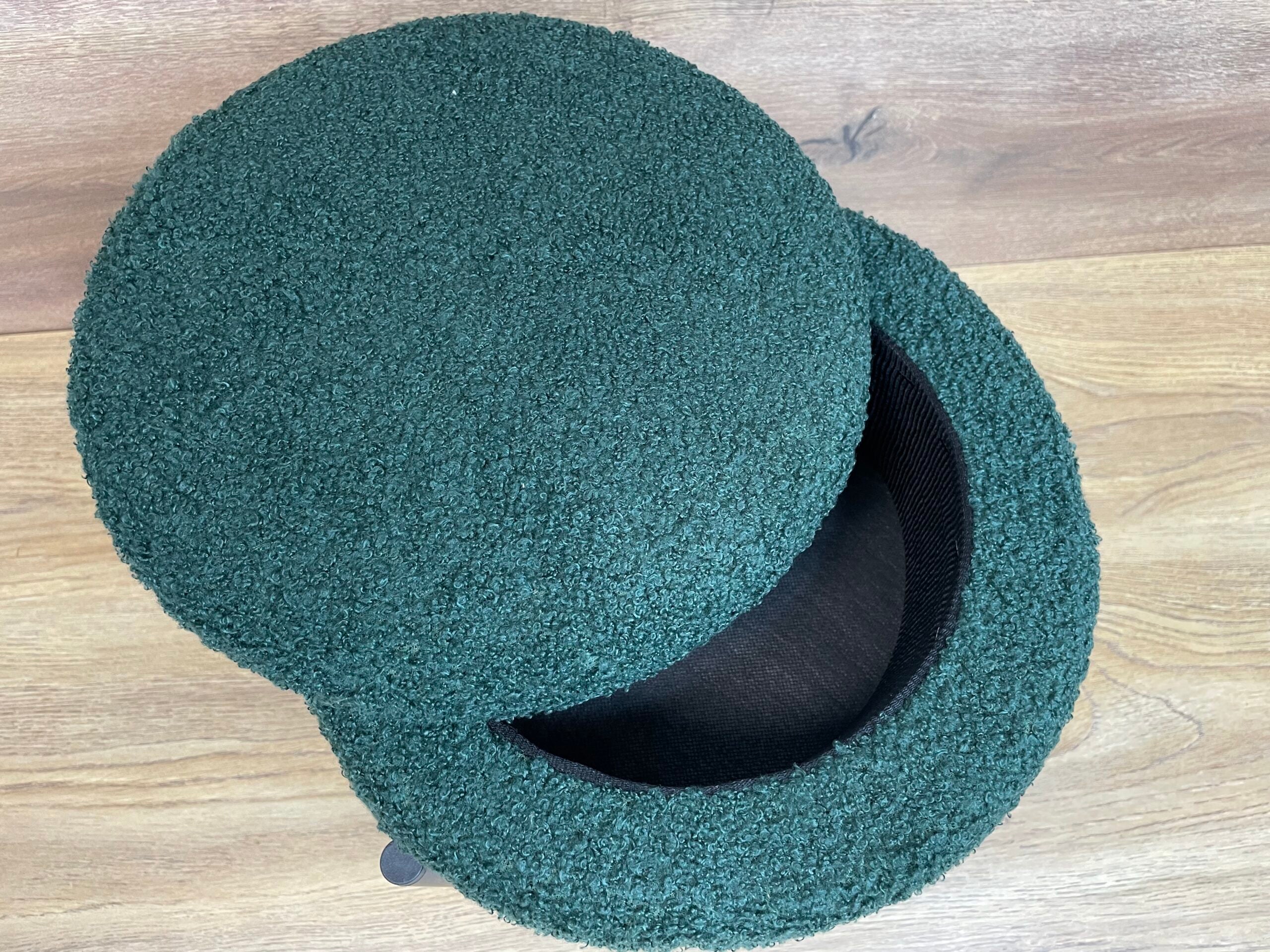 Taburet pentru copii, rotund, spatiu depozitare, 31x28cm, maxim 50kg, verde