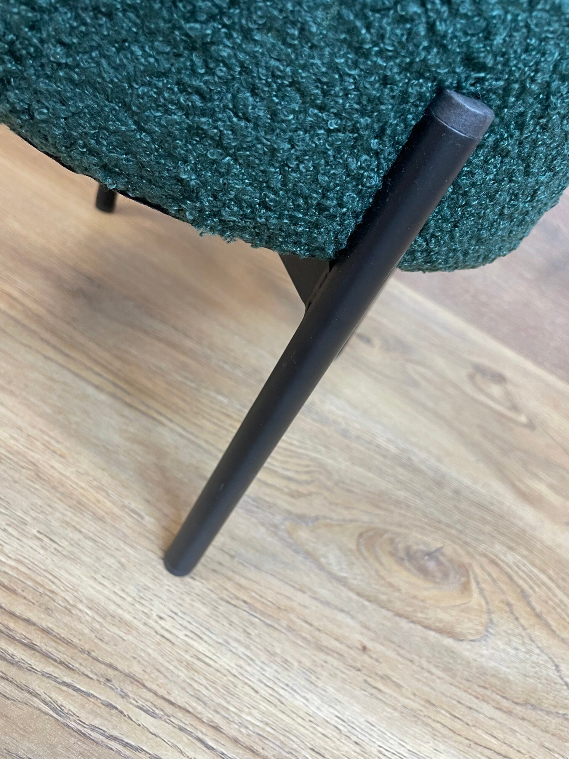 Taburet pentru copii, rotund, spatiu depozitare, 31x28cm, maxim 50kg, verde